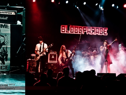 Bloodparade, el grupo invitado apertura.